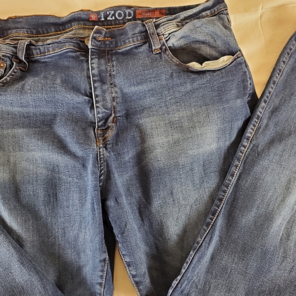 Mens Izod Jeans Relaxed Fit 42x32 - Picture 4 of 8